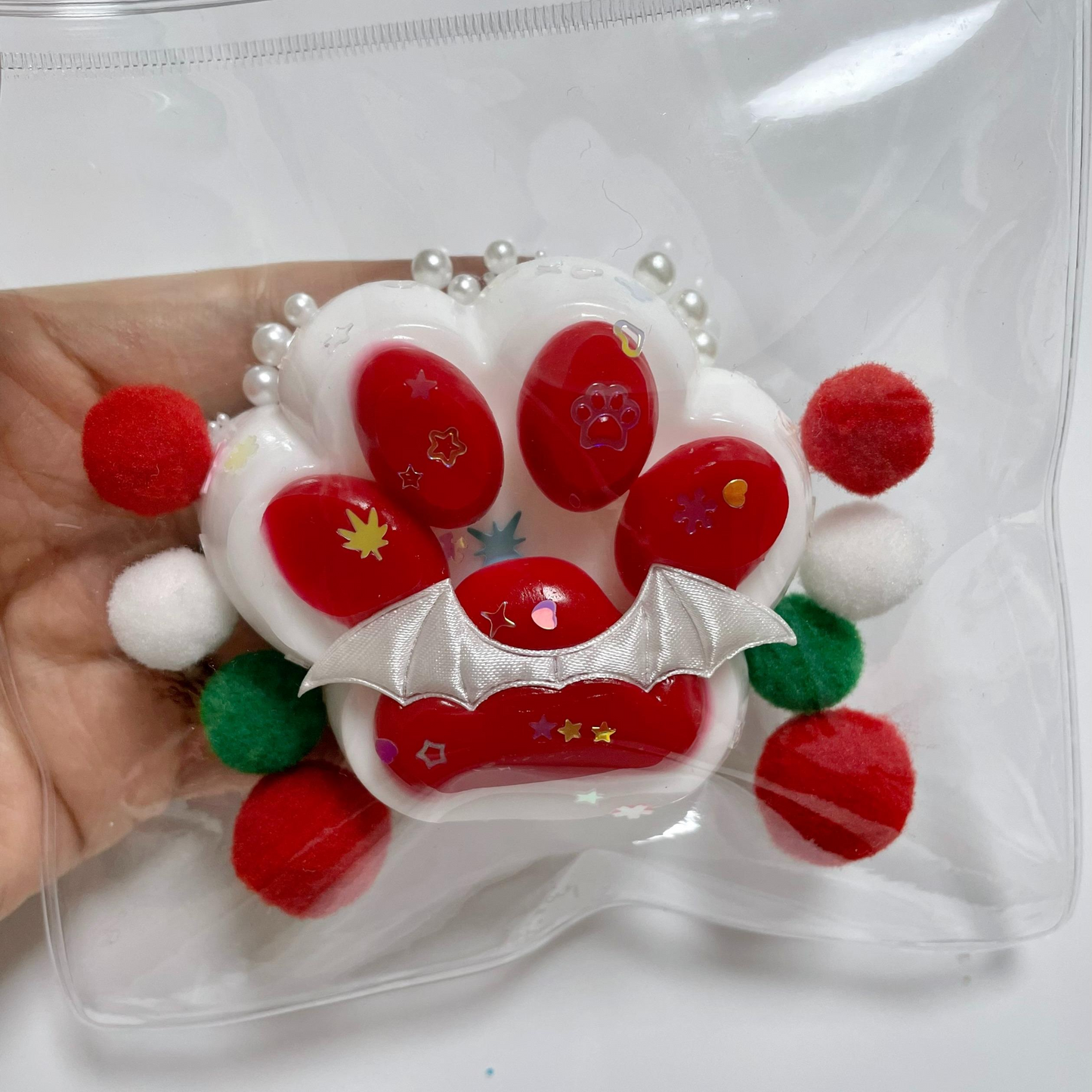 【100g Cat Paw】Inedible Handmade Silicone Squishy Toy