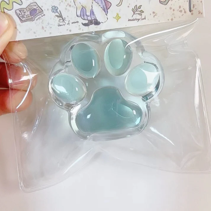 【Clear Cat's Paw】Inedible Handmade Silicone Squishy Toy