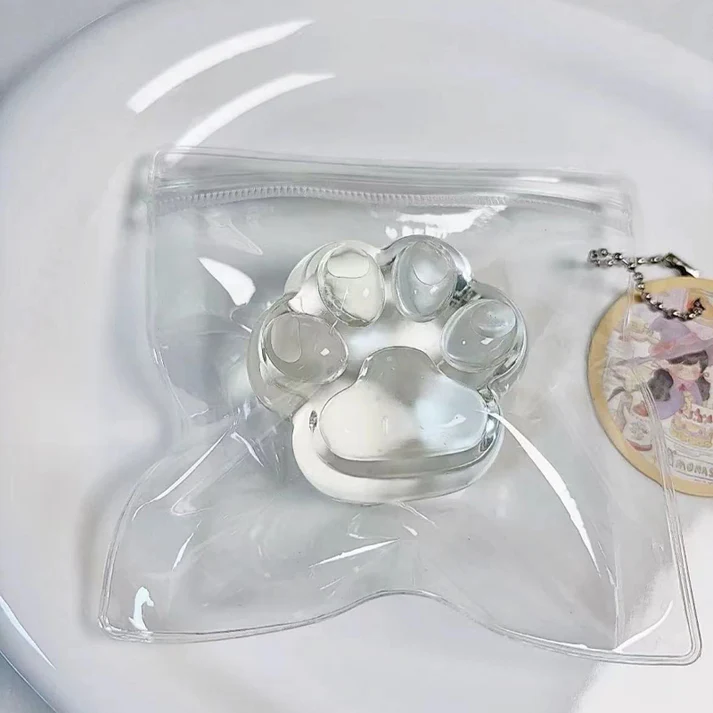 【Clear Cat's Paw】Inedible Handmade Silicone Squishy Toy