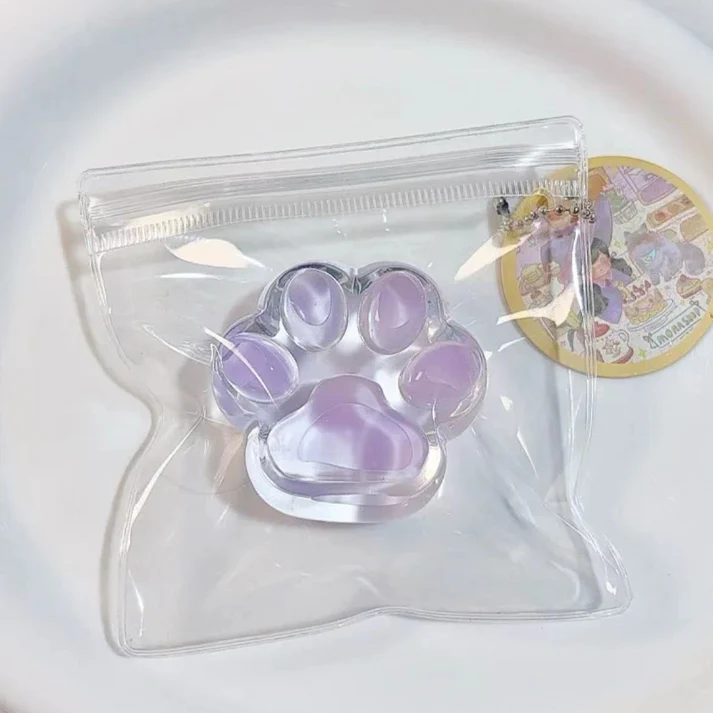 【Clear Cat's Paw】Inedible Handmade Silicone Squishy Toy