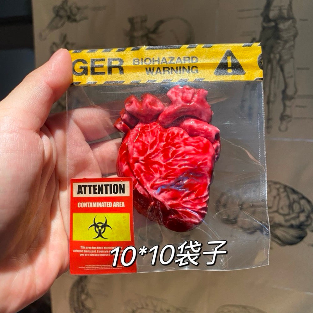 1A【Heart】Halloween Inedible Handmade Silicone Squishy Toy