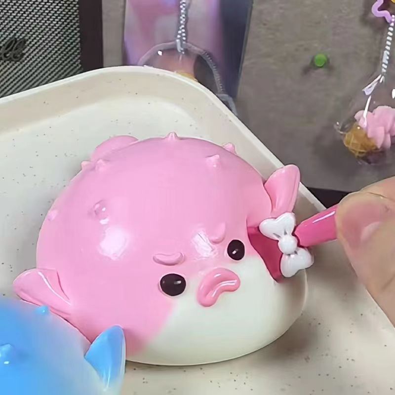 【Globefish Squishy】Inedible Handmade Silicone Squishy Toy