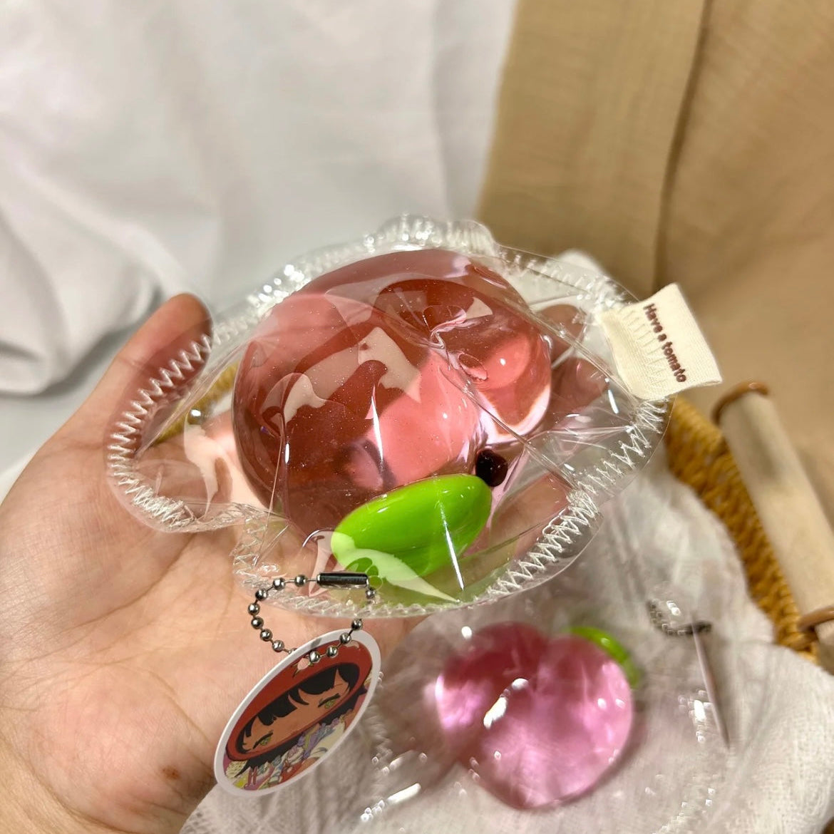 1A【Peach】Transparent Squishy Toys