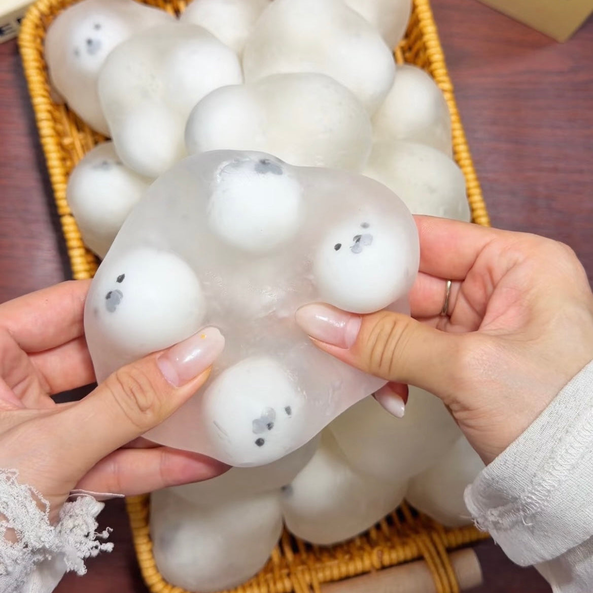 【Seal】Handmade Crackle Ball/Irrecoverable/Handmade Bag