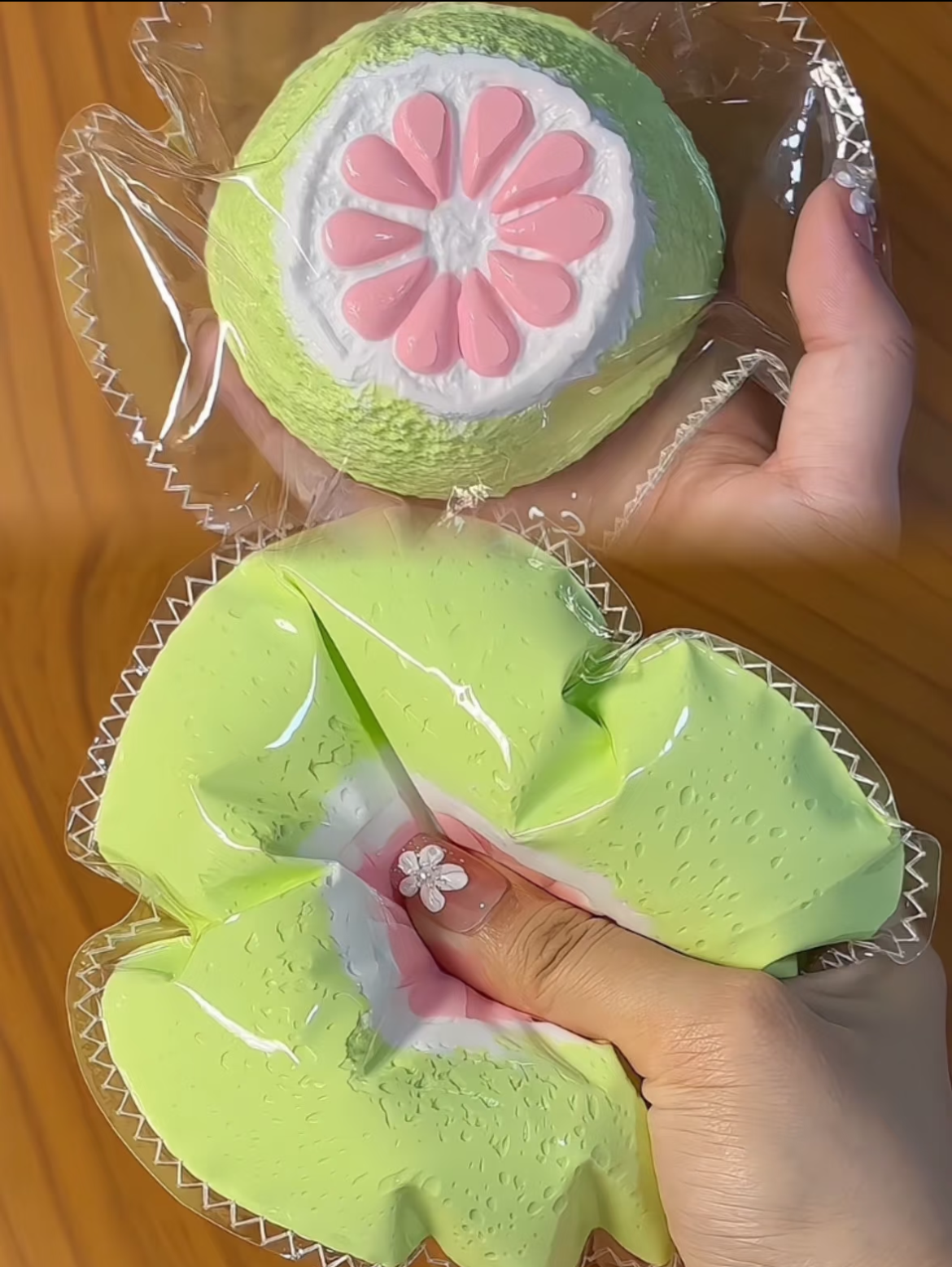 【Fruit Pudding】Explosive Slurry Water Sensation Inedible Handmade Silicone Squishy Toy