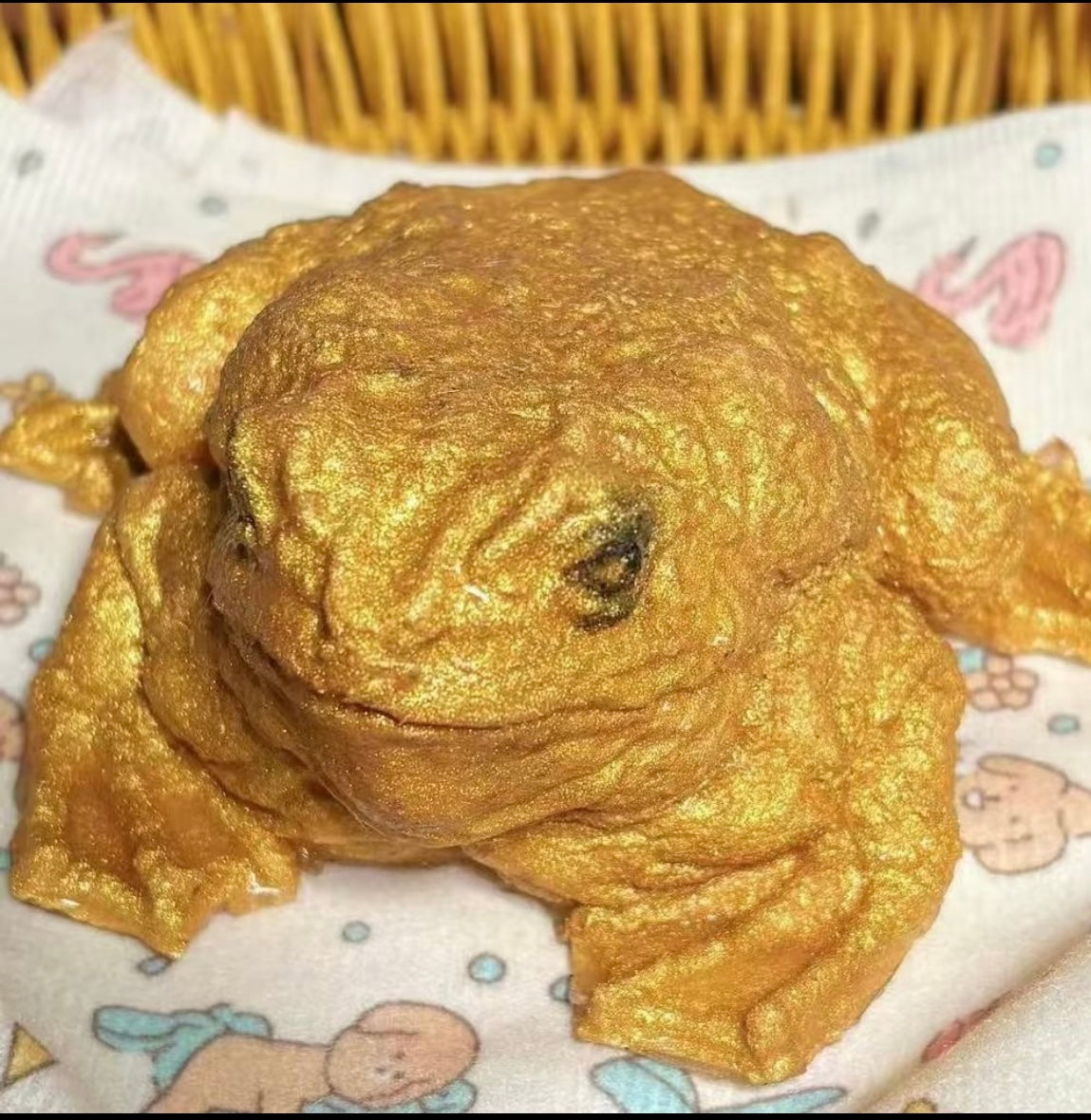 A【Frog】Inedible Handmade Silicone Squishy Toy