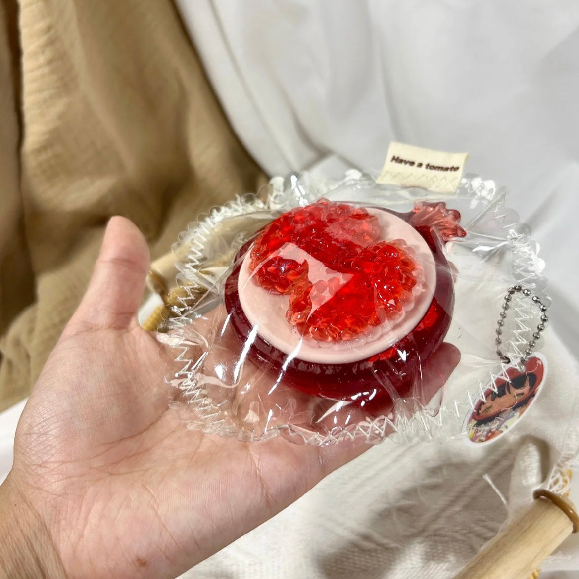 1A【Pomegranate】Transparent Squishy Toys