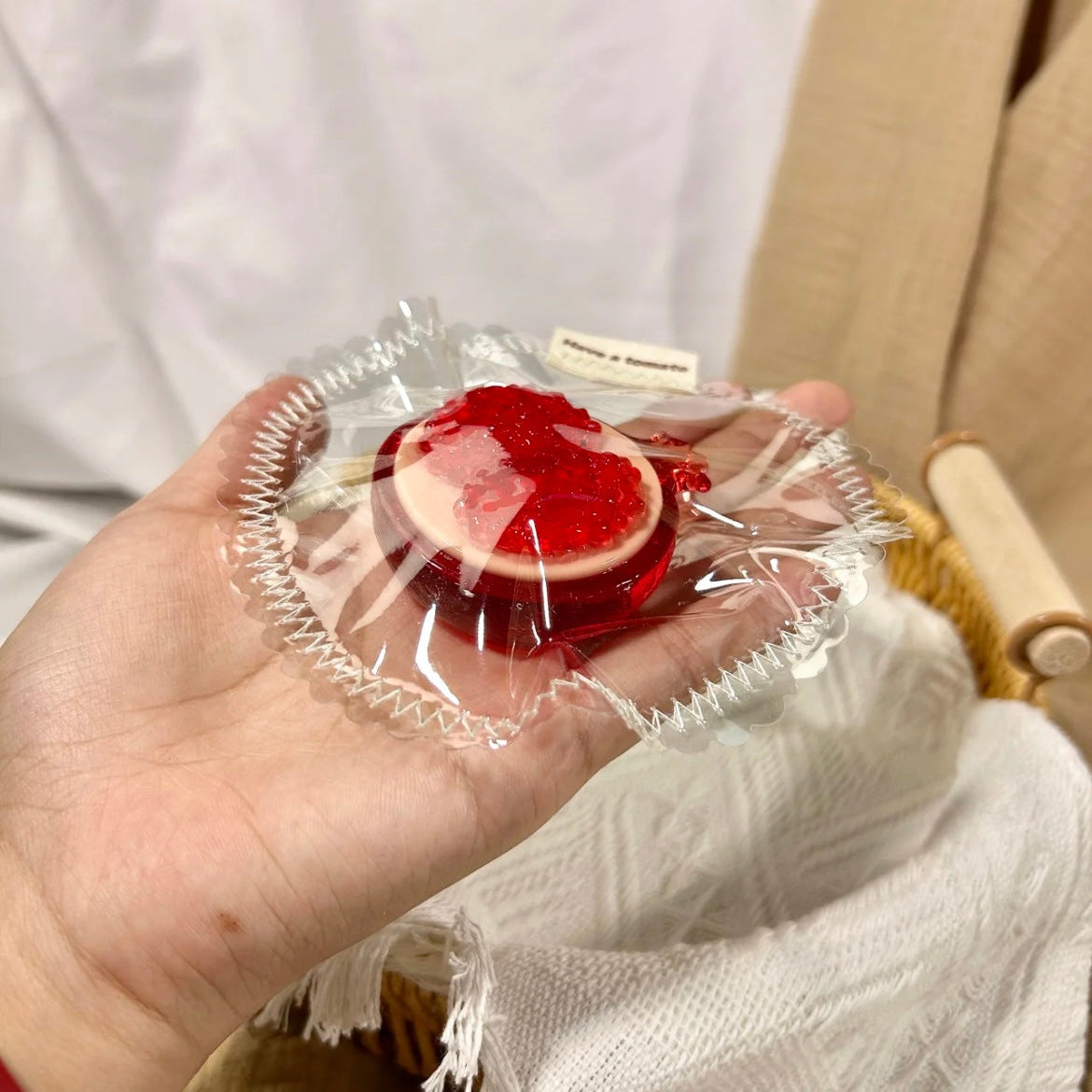 1A【Pomegranate】Transparent Squishy Toys