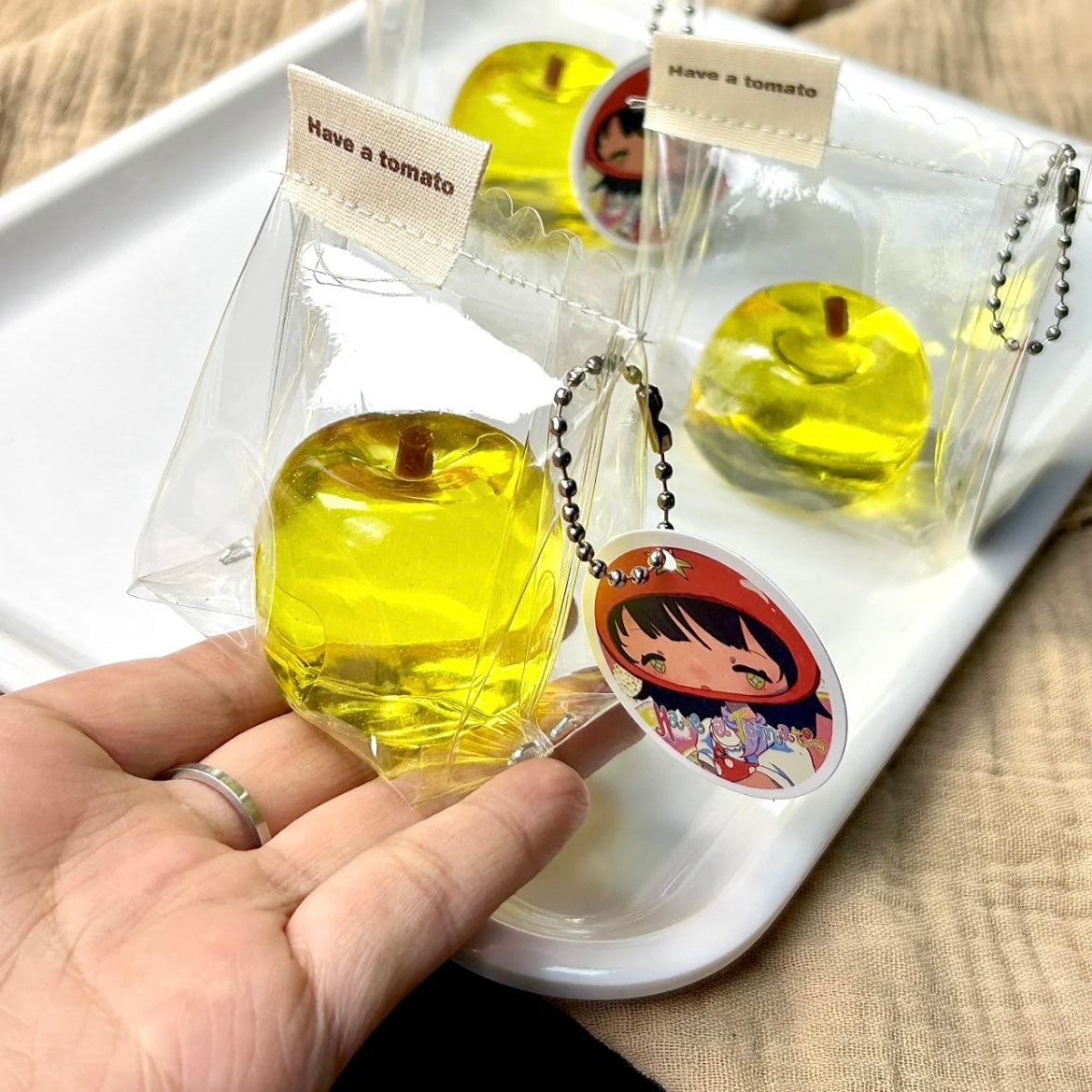 1A【Apple】Transparent Squishy Toys