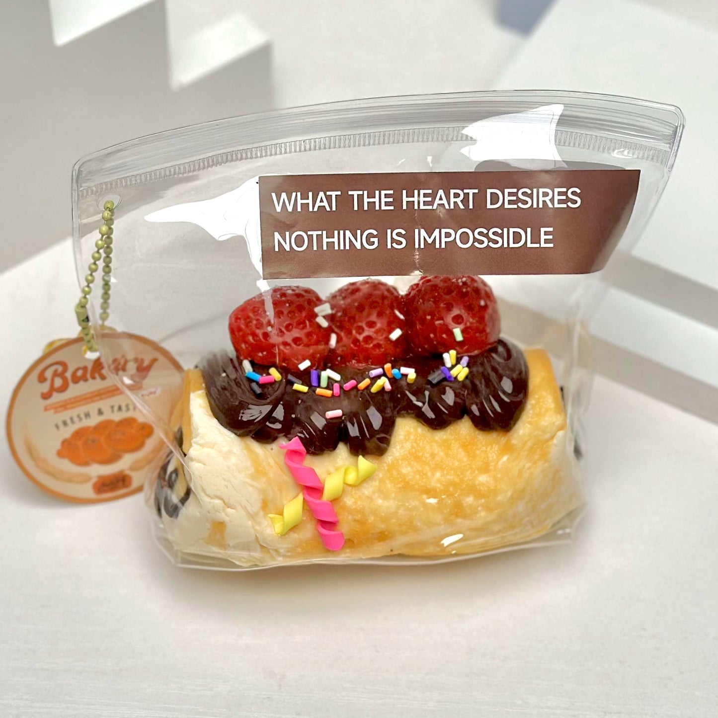 【Swiss Roll】Inedible Handmade Silicone Squishy Toy