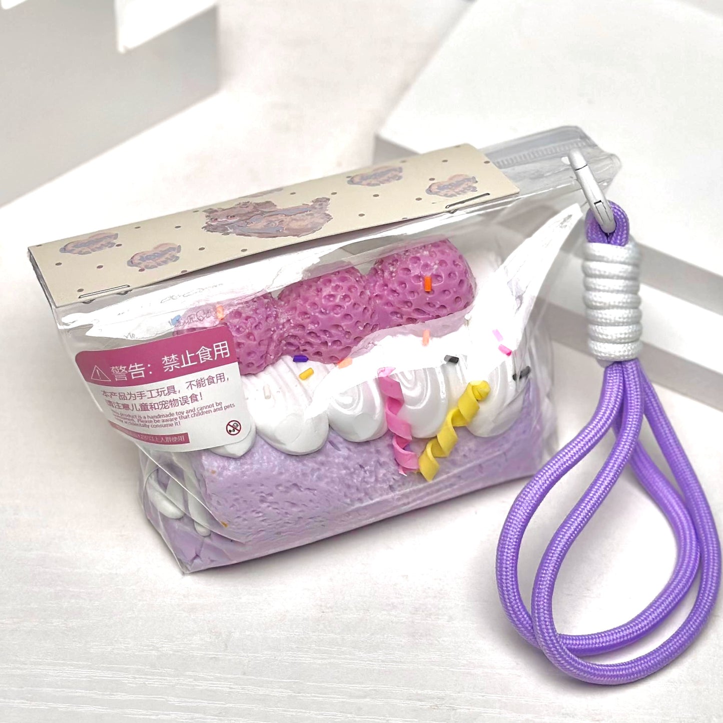 【Swiss Roll】Inedible Handmade Silicone Squishy Toy