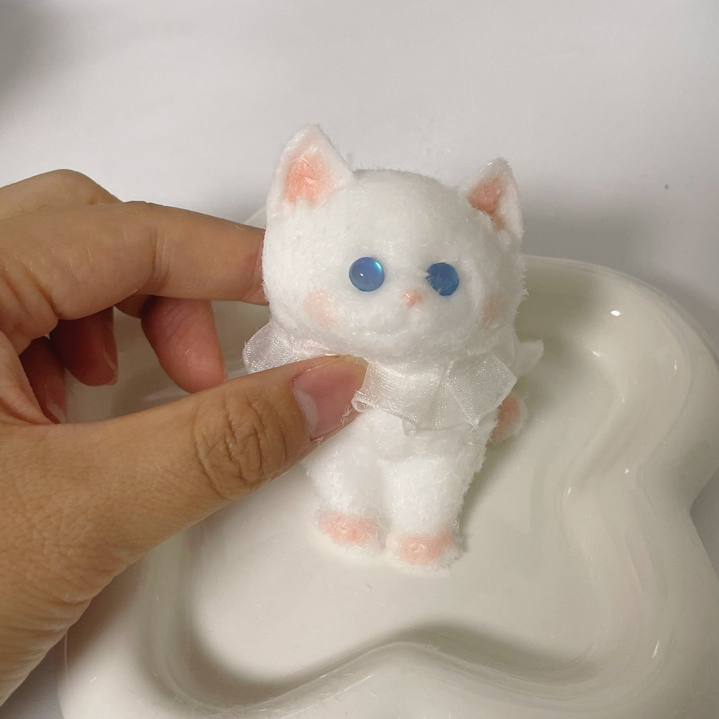 【Cat 】Inedible Handmade Silicone Squishy Toy