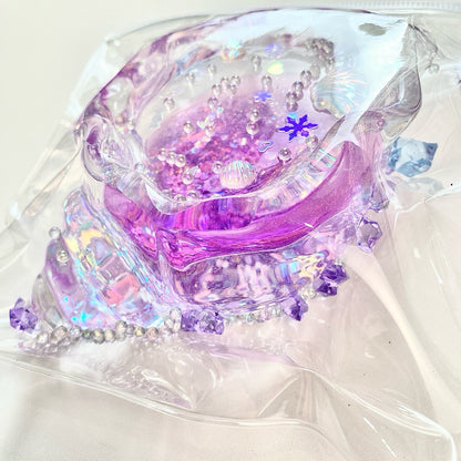 【Purple Series】Quicksand Mahjong Transparent Squishy Toys（Seven Day Pre-sale）