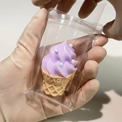 【Ice-Cream Cone 】Inedible Handmade Silicone Squishy Toy