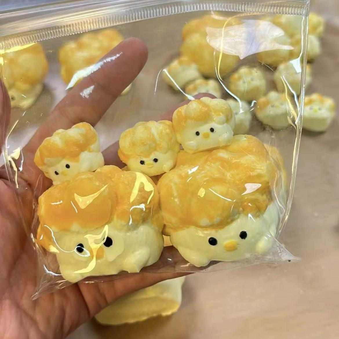 【Popcorn Chicken】Inedible Handmade Silicone Squishy Toy