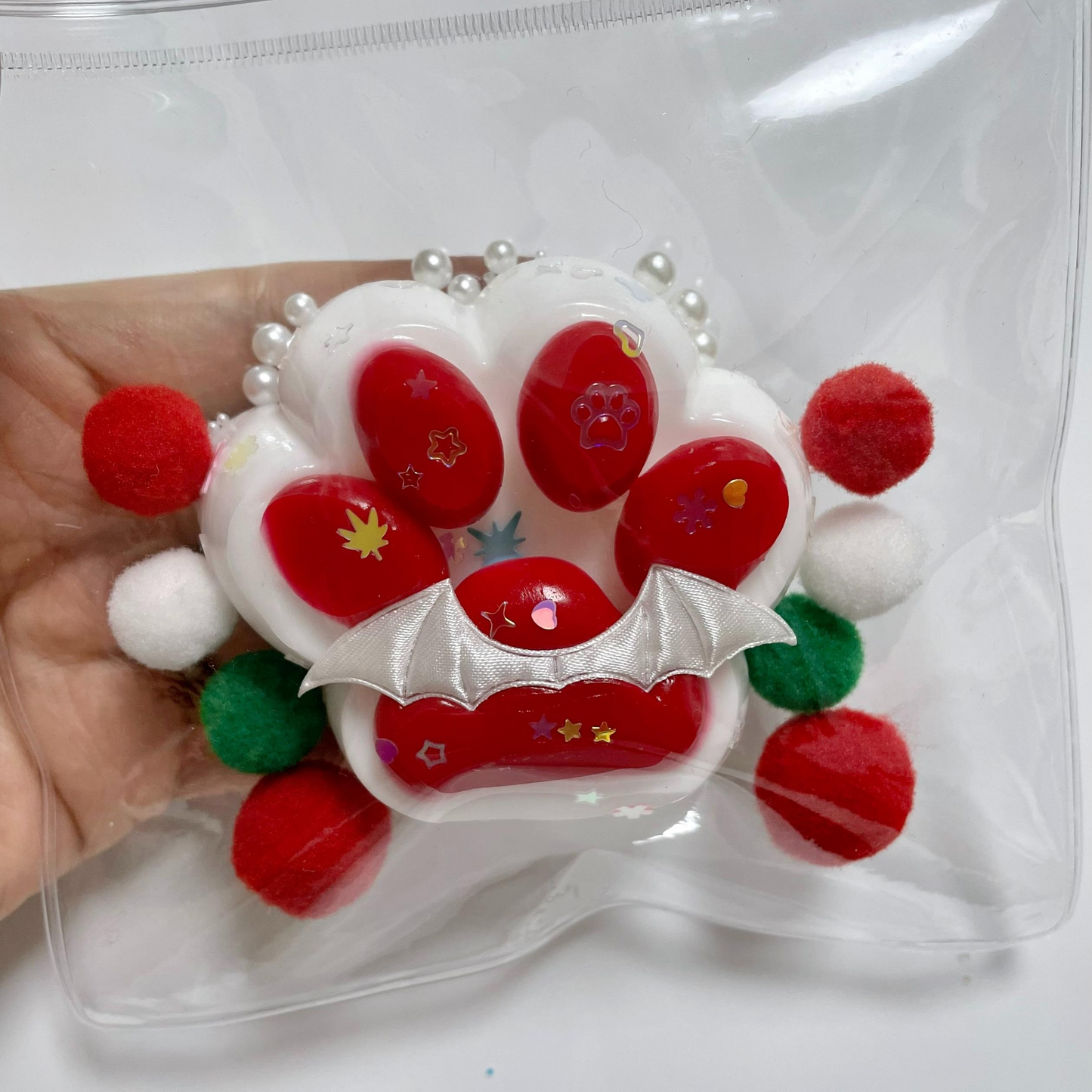 【100g Cat Paw】Inedible Handmade Silicone  Squishy Toy