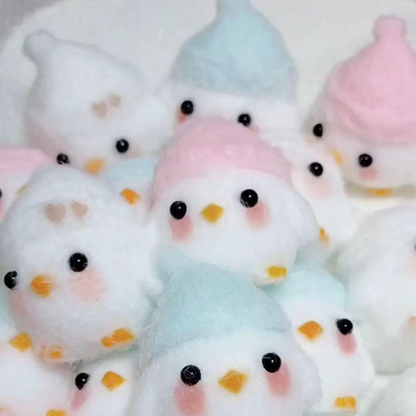 【Chicken With Wearing Hat 】Inedible Handmade Silicone Squishy Toy