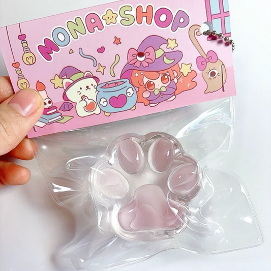 【Clear Cat's Paw】Inedible Handmade Silicone Squishy Toy