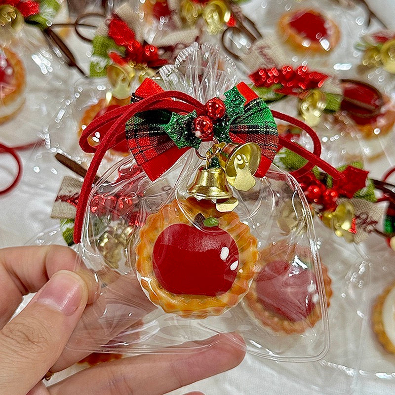 【Christmas Apple Biscuit】Inedible Handmade Silicone Squishy Toy