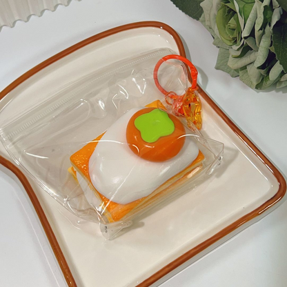 【Persimmon Bread 】Inedible Handmade Silicone Squishy Toy