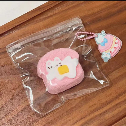 【Kitten Toast】Inedible Handmade Silicone Squishy Toy