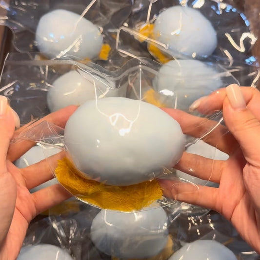 【Salted Duck Egg】Handmade Crackle Ball/Irrecoverable/Handmade Bag