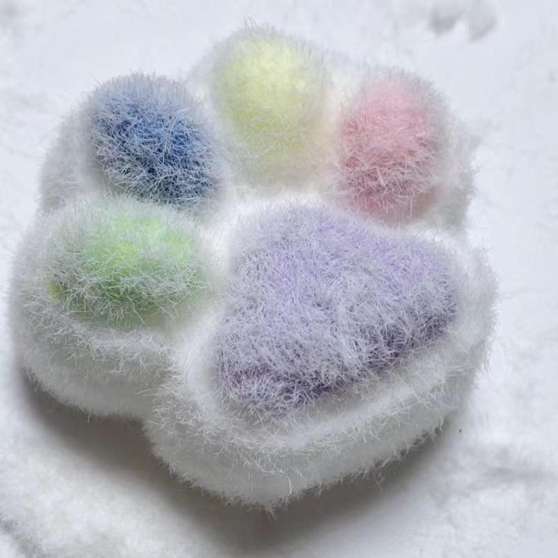 【Rainbow Cat Paw】Inedible Handmade Silicone Squishy Toy