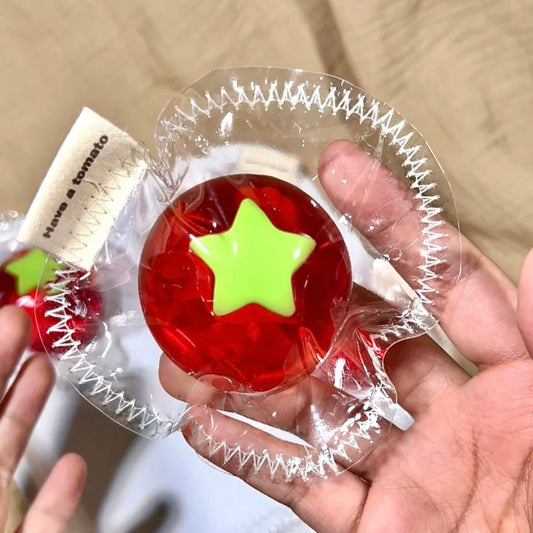 1A【Tomato】Transparent Squishy Toys