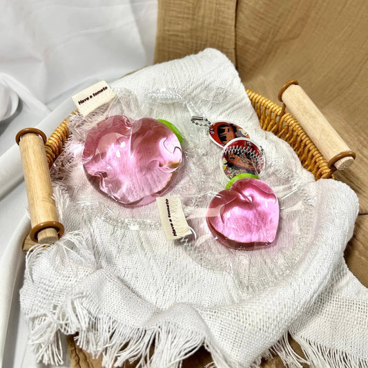 1A【Peach】Transparent Squishy Toys