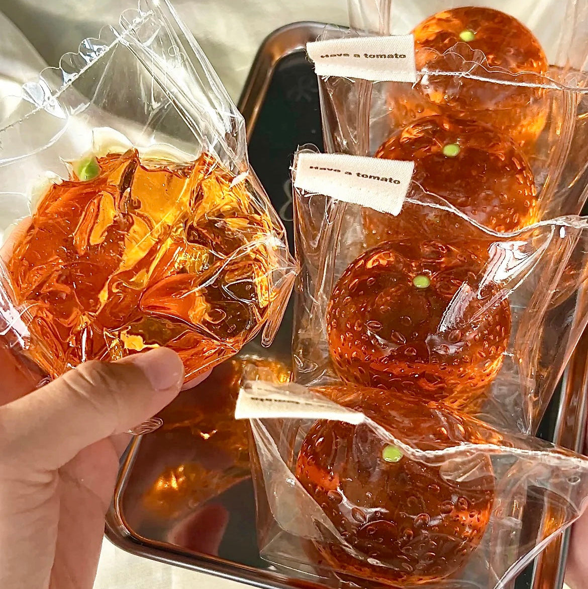 1A【Orange】Transparent Squishy Toys