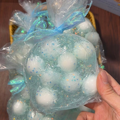 1A【Nine Balls】Handmade Crackle Ball/Irrecoverable/Handmade Bag