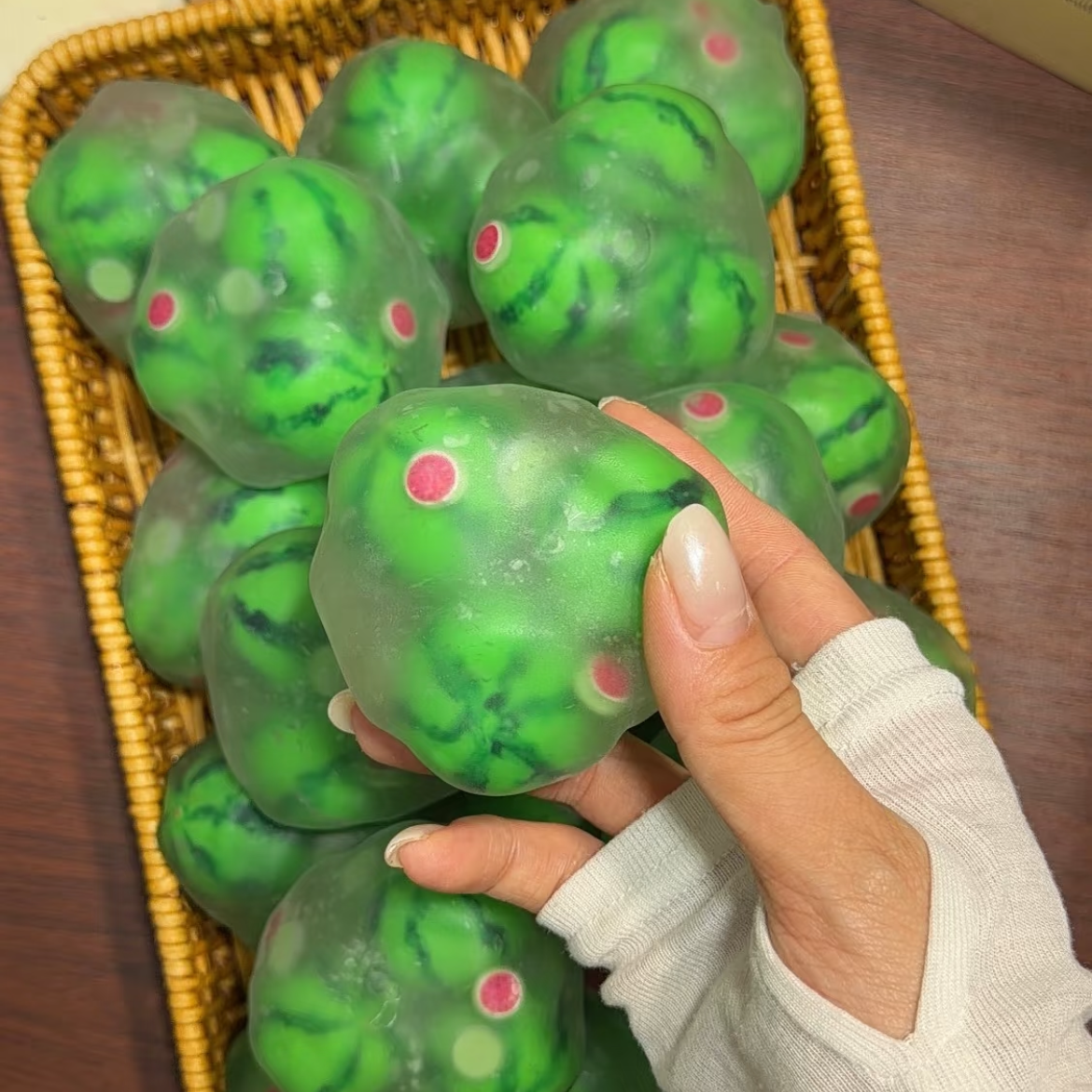【Watermelon】Handmade Crackle Ball/Irrecoverable/Handmade Bag