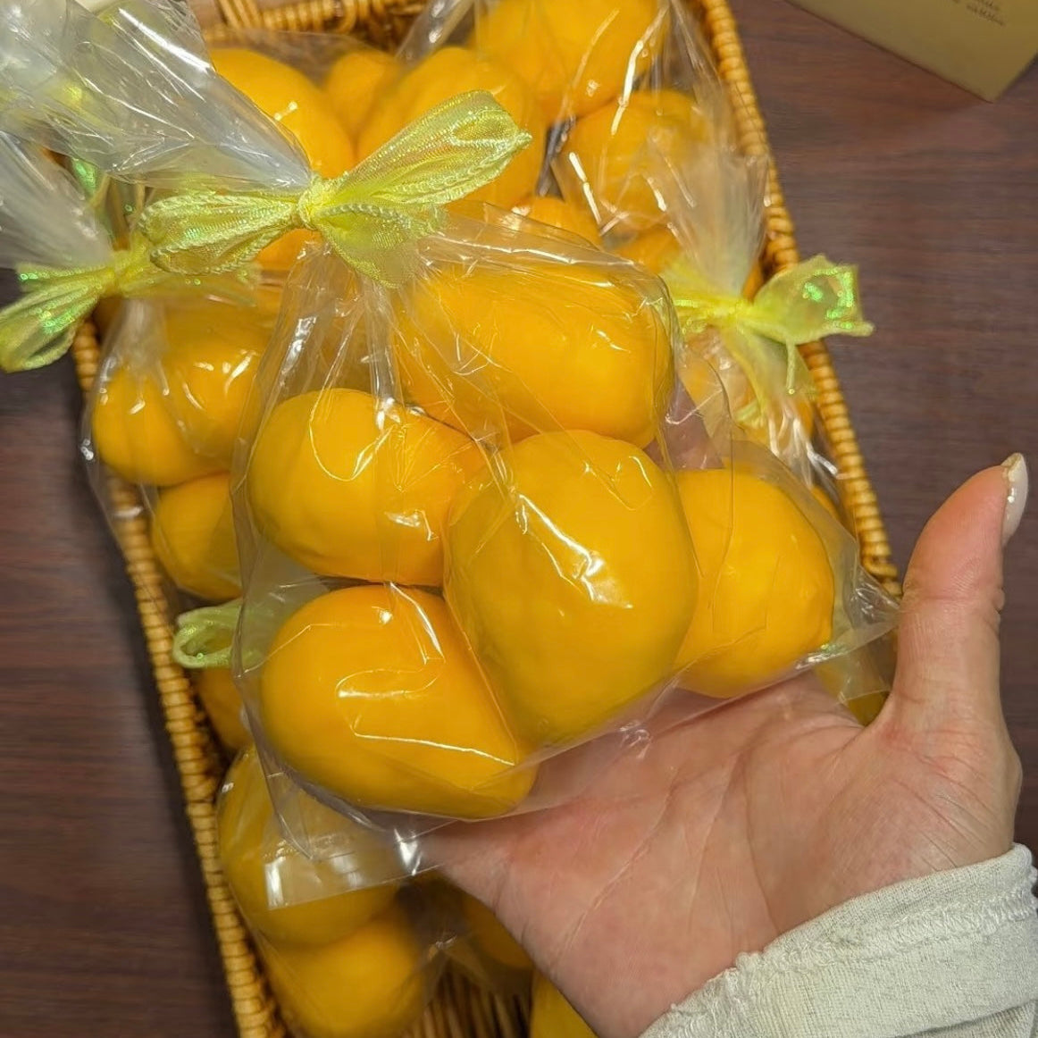 【Mango】Handmade Crackle Ball/Irrecoverable/Handmade Bag