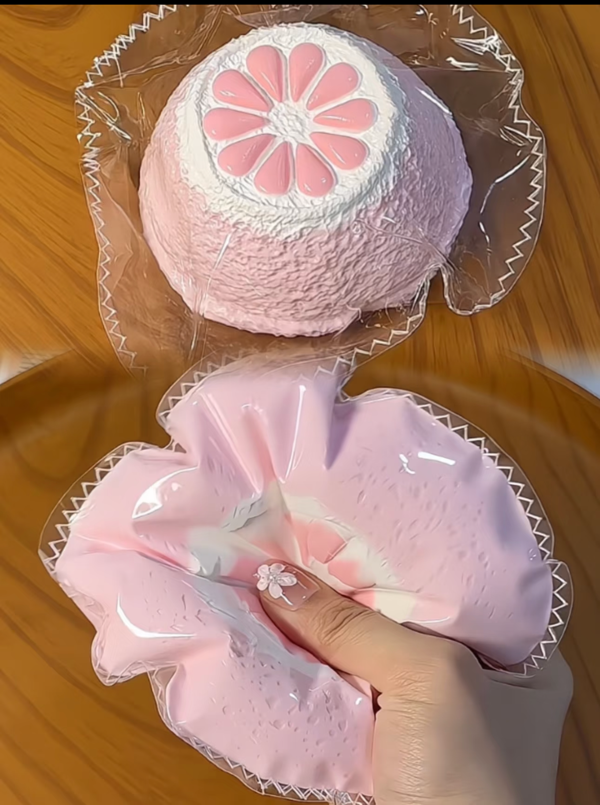 【Fruit Pudding】Explosive Slurry Water Sensation Inedible Handmade Silicone Squishy Toy