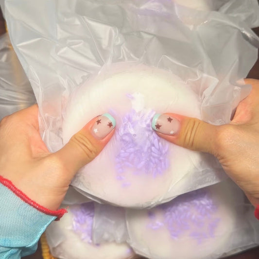 【Purple Rice Bread】Handmade Crispy Ball/Irrecoverable/Handmade Bag
