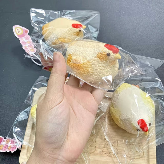 1A【Hen】Inedible Handmade Silicone Squishy Toy