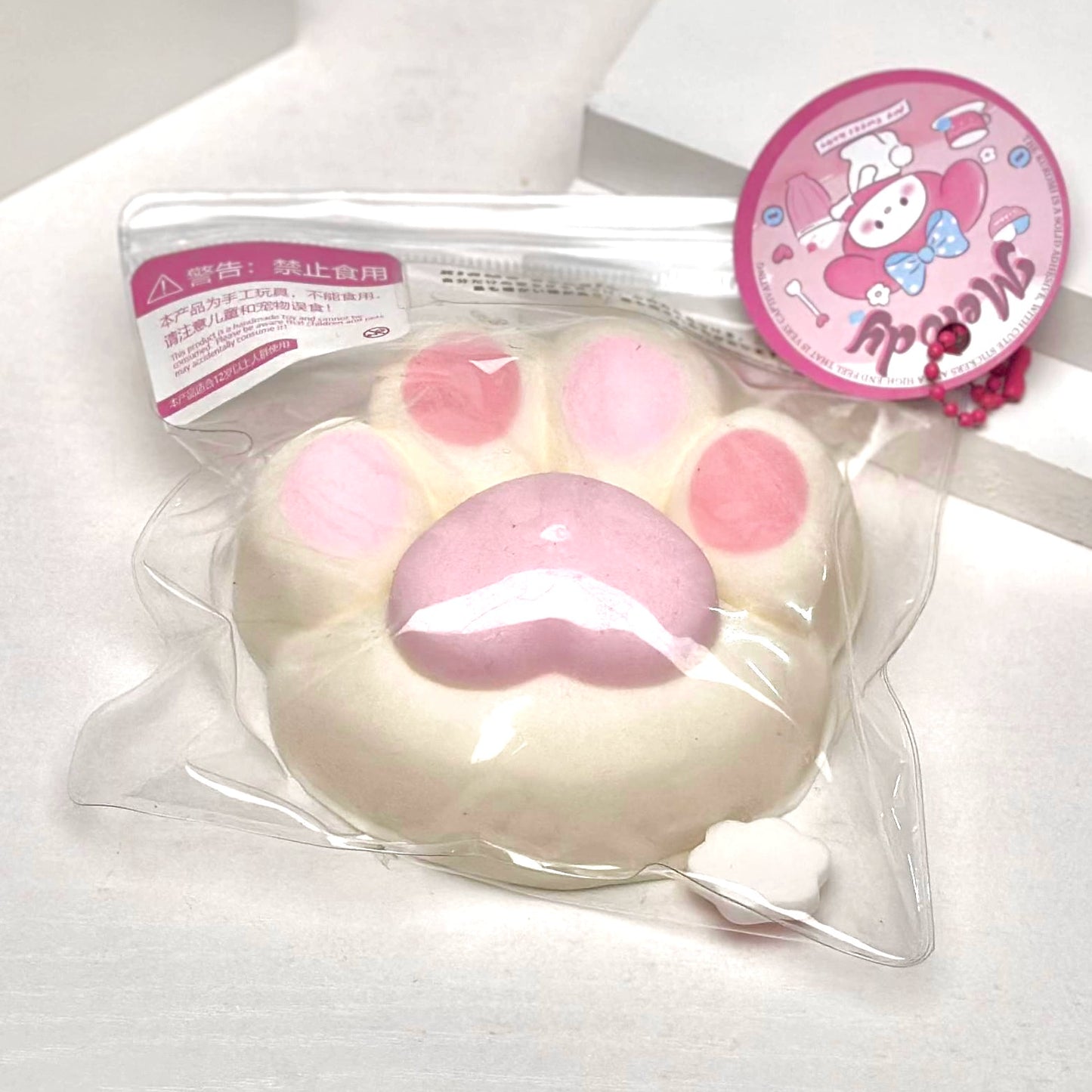 【Love Cat Paw】Inedible Handmade Silicone Squishy Toy