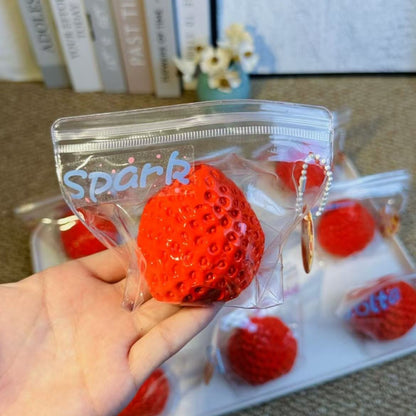 【Strawberry】Inedible Handmade Silicone Squishy Toy